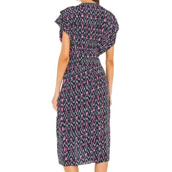 NWT Isabel Marant Étoile Almeya Printed Midi Dress - Size 34 FR - Picture 3 of 7